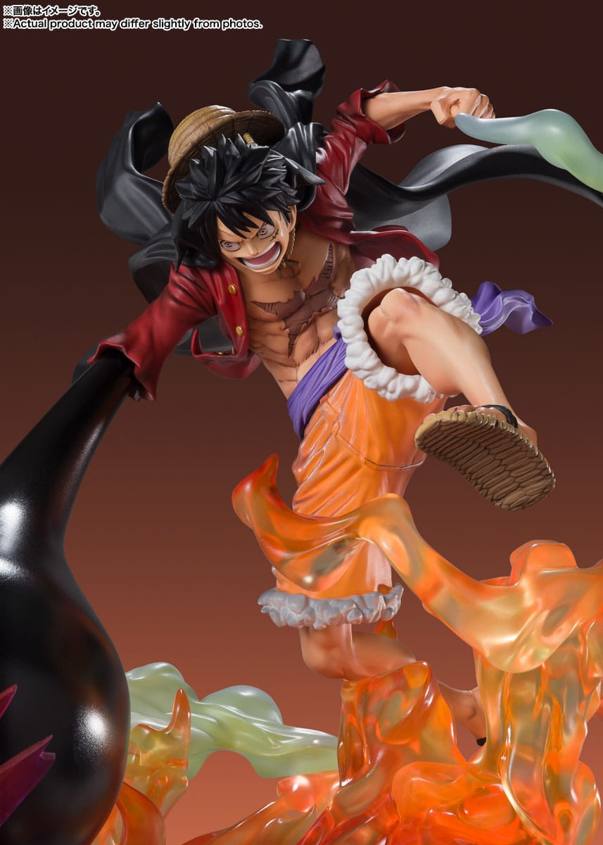 Estatua FiguartsZERO Luffy Red Roc