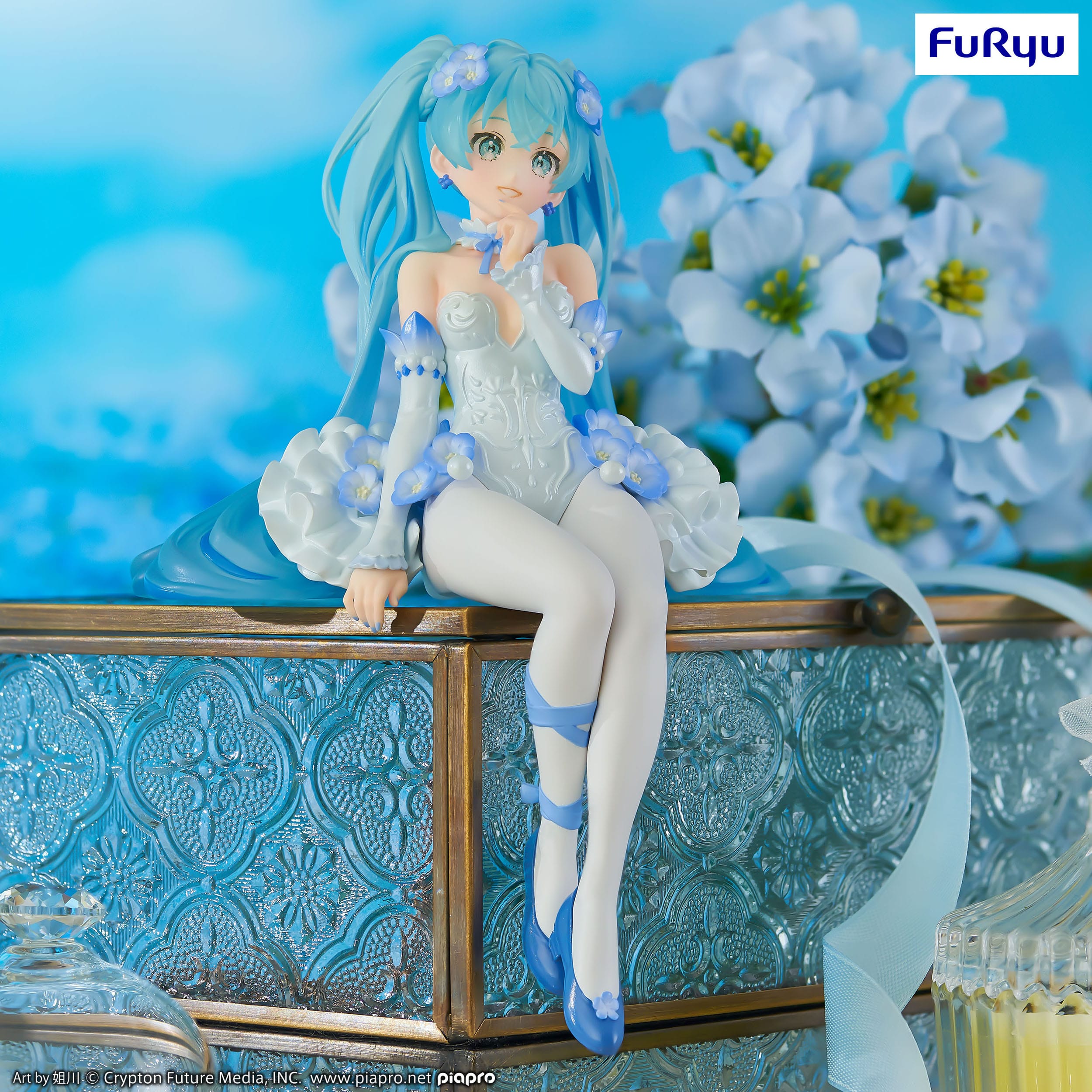 Estatua Miku Flower Fairy Nemophila