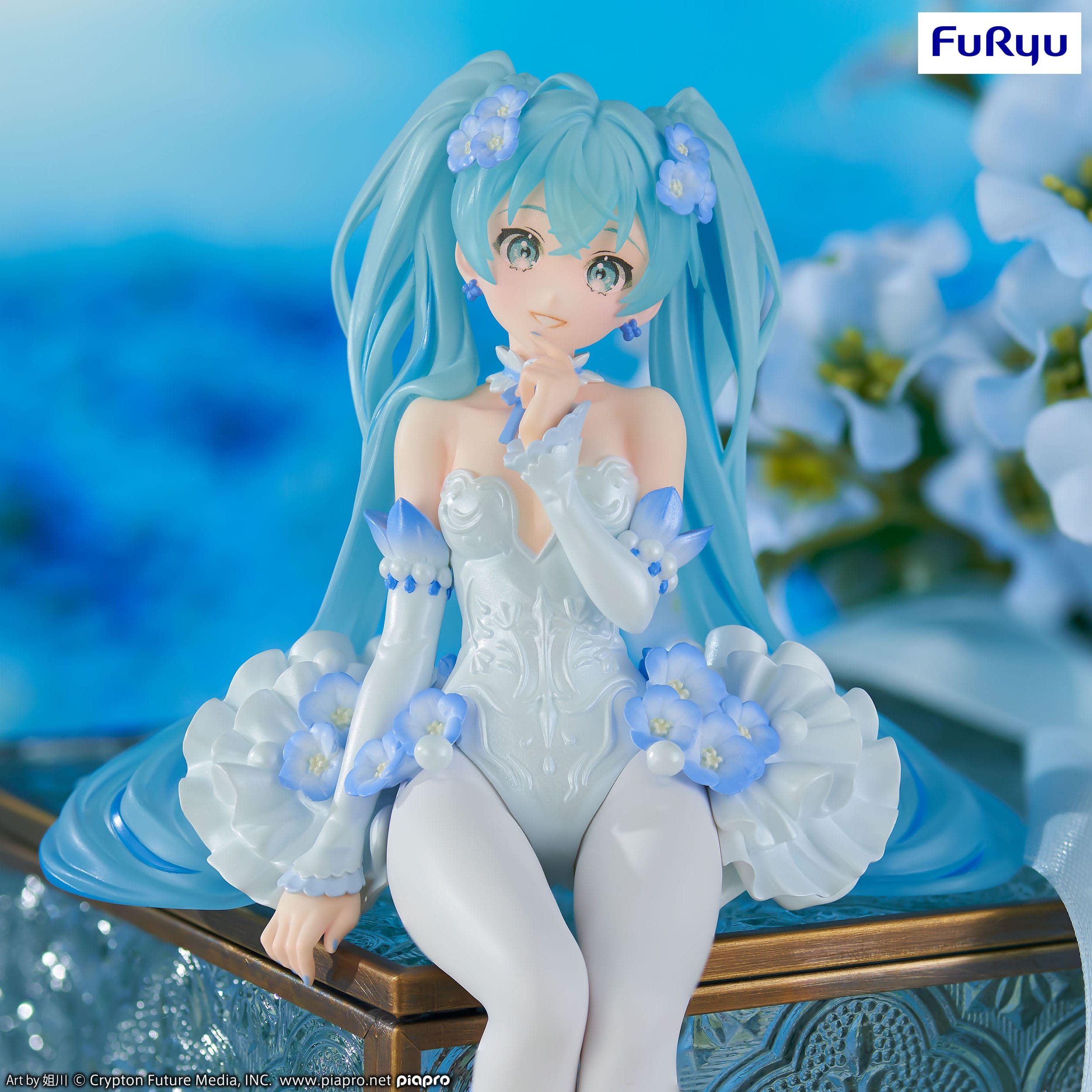 Estatua Miku Flower Fairy Nemophila