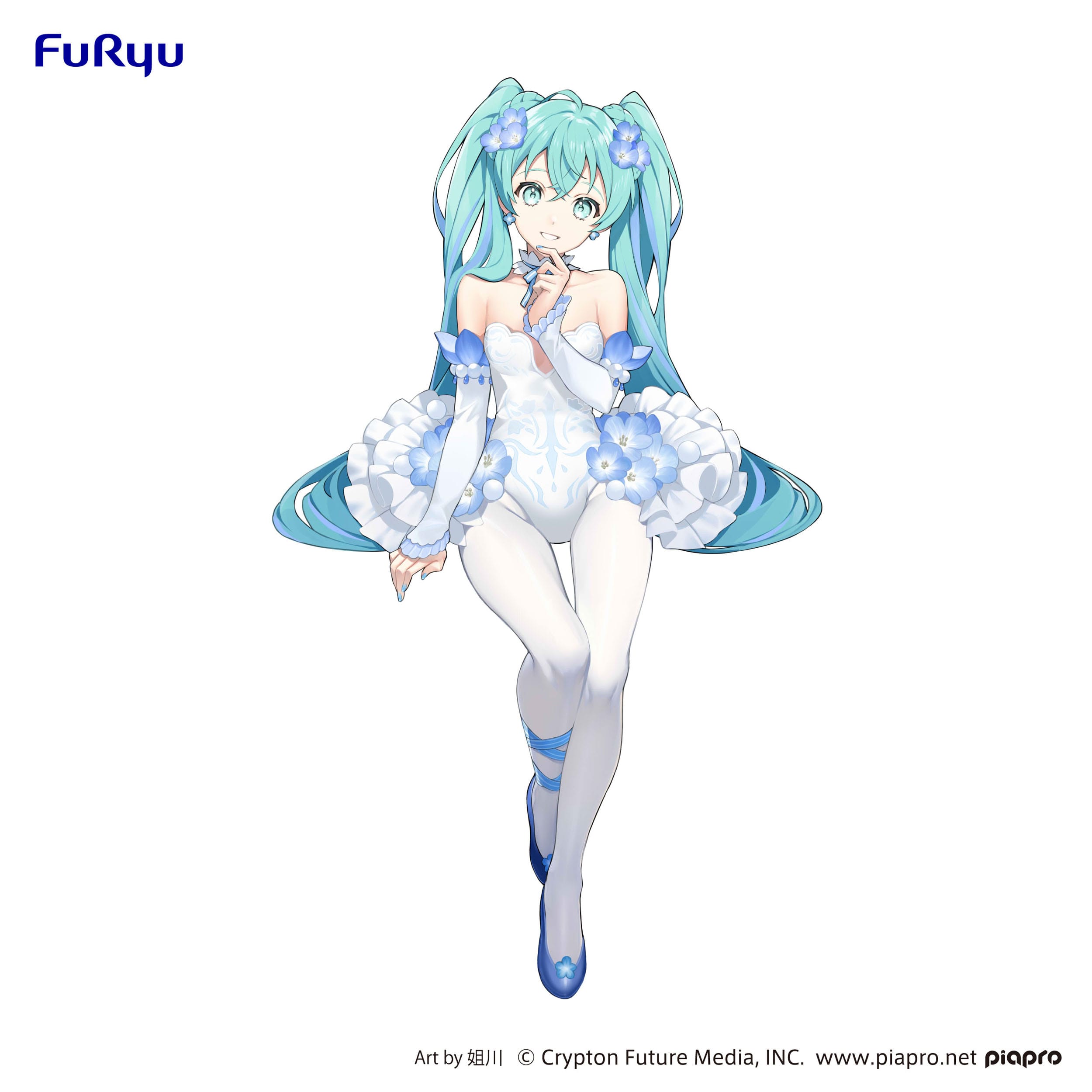 Estatua Miku Flower Fairy Nemophila