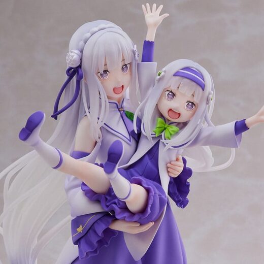 Estatua ReZero Emilia and Childhood Emilia