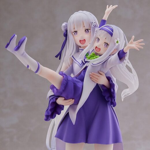 Estatua ReZero Emilia and Childhood Emilia