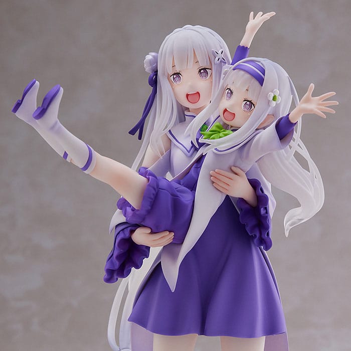 Estatua ReZero Emilia and Childhood Emilia