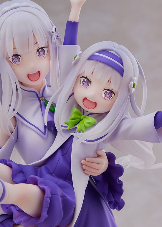 Estatua ReZero Emilia and Childhood Emilia