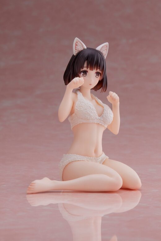 Estatua Saekano Megumi Kato Cat Roomwear Ver