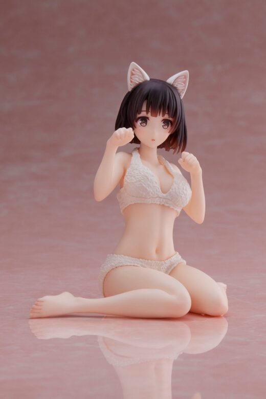 Estatua Saekano Megumi Kato Cat Roomwear Ver