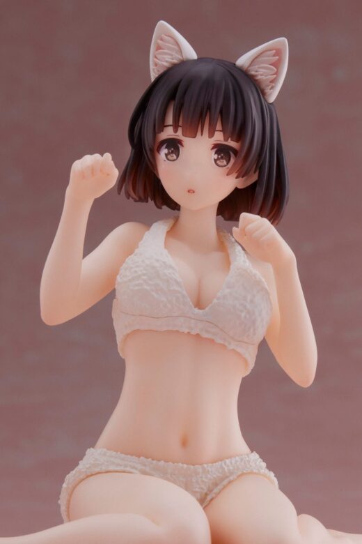 Estatua Saekano Megumi Kato Cat Roomwear Ver