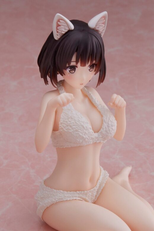 Estatua Saekano Megumi Kato Cat Roomwear Ver