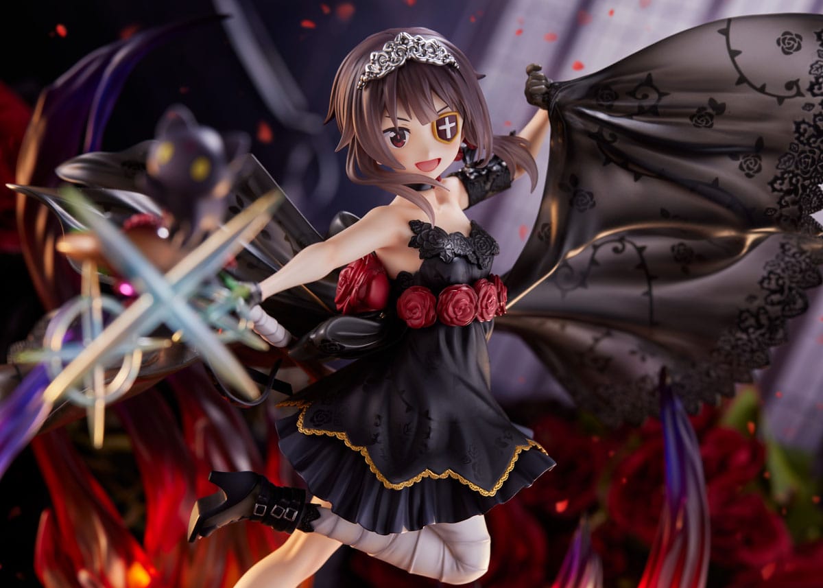 Estatua Megumin Black Rose Dress Version