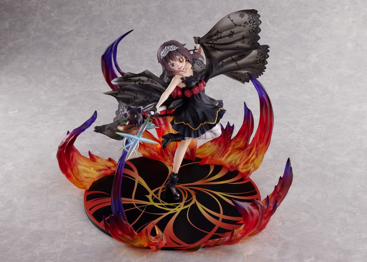 Estatua Megumin Black Rose Dress Version