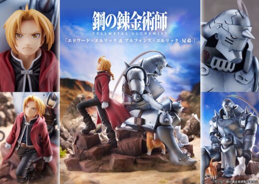 Estatua Edward Elric and Alphonse