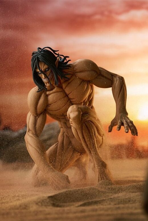 Estatua Eren Yeager Attack Titan Relanzamiento