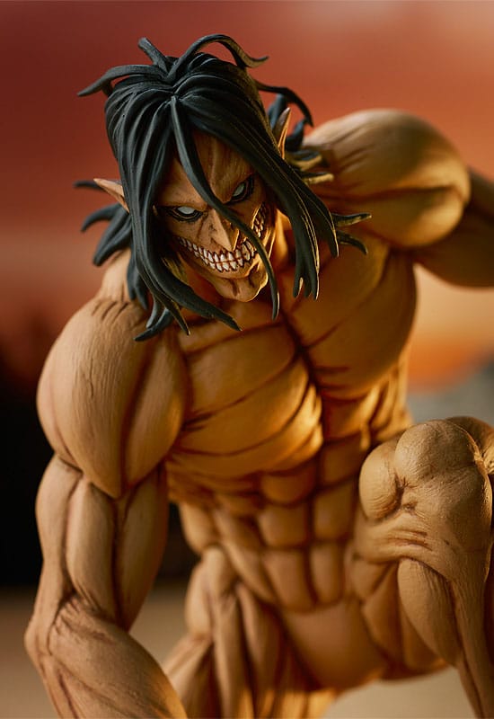 Estatua Eren Yeager Attack Titan Relanzamiento