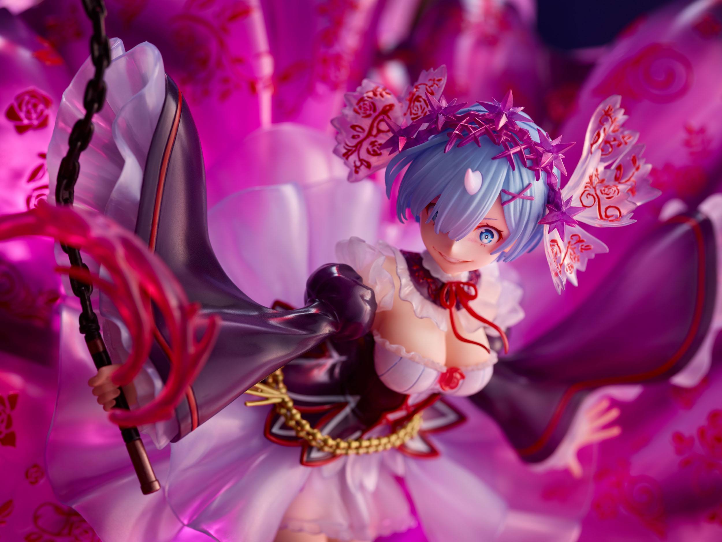 Estatua Re Zero Oni Rem Crystal Dress Version