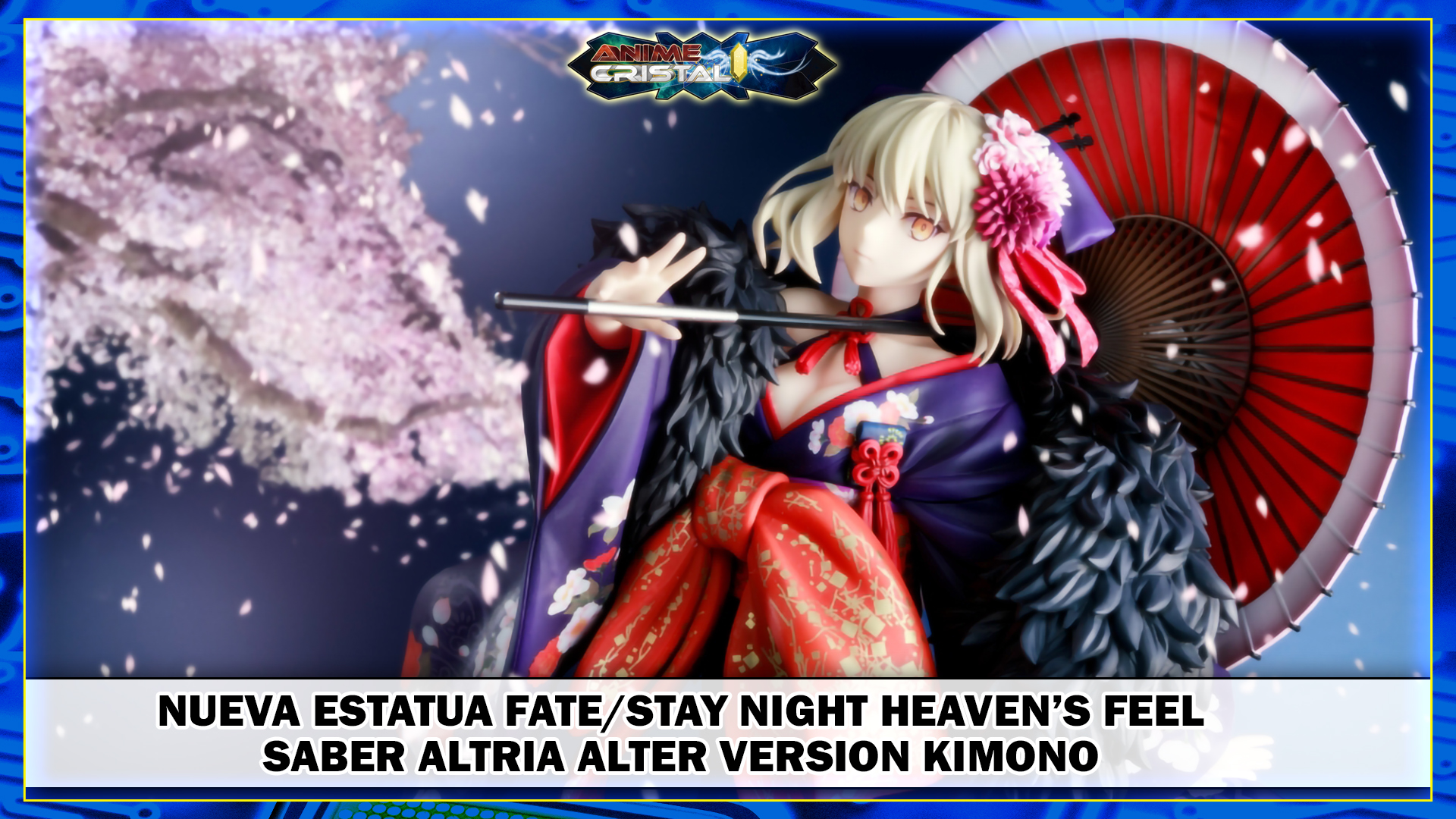 Nueva Estatua Fate/stay night Heaven’s Feel Saber Altria Alter version Kimono