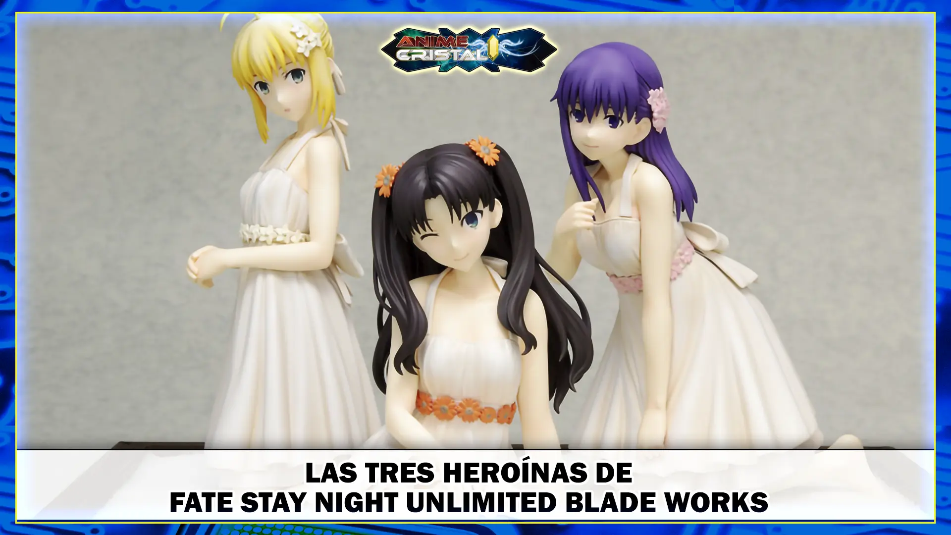 Las tres heroinas de Fate Stay Night Unlimited Blade Works con un fantastico vestido ligero de una pieza