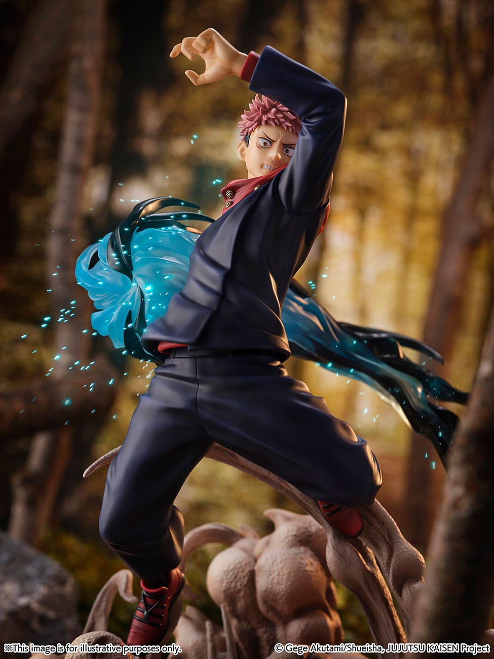 Estatua Jujutsu Kaisen SHIBUYA SCRAMBLE FIGURE Yuji Itadori (3)