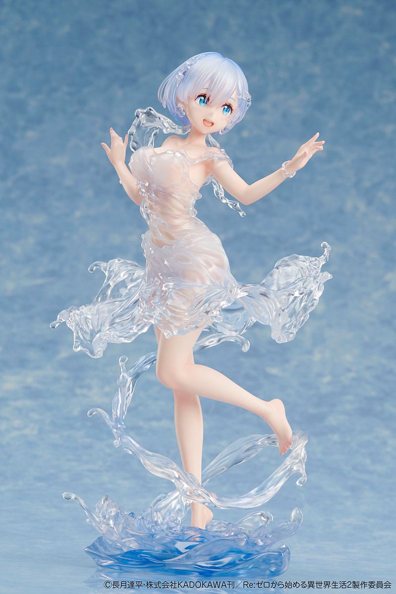 Estatua ReZero Starting Life in Another World Rem Aqua Dress (3)