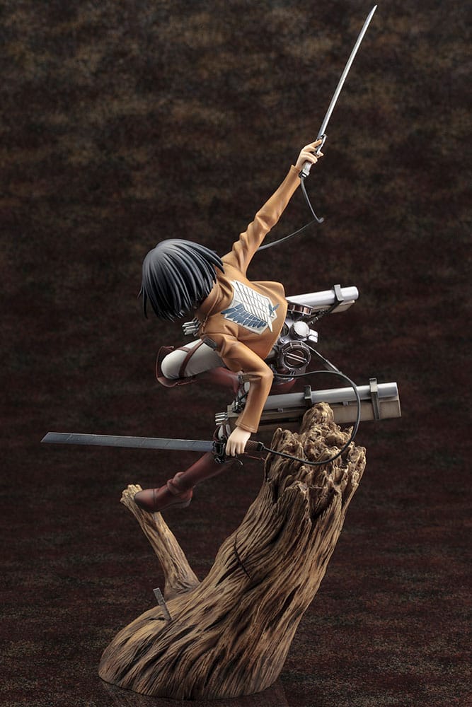 Estatua Attack on Titan ARTFXJ Mikasa Ackerman Renewal Package