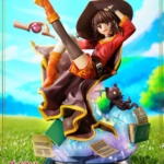 Estatua Chomusuke Megumin Prisma Wing Kono Subarashii Sekai ni Shukufuku wo!