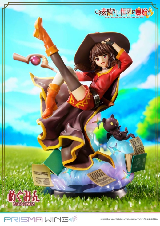 Estatua Chomusuke Megumin Prisma Wing Kono Subarashii Sekai ni Shukufuku wo!