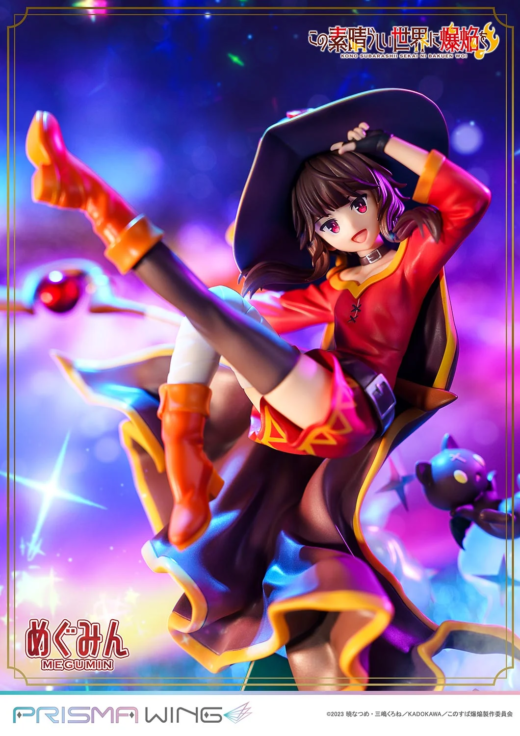 Estatua Chomusuke Megumin Prisma Wing Kono Subarashii Sekai ni Shukufuku wo!