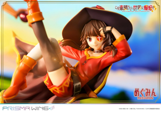 Estatua Chomusuke Megumin Prisma Wing Kono Subarashii Sekai ni Shukufuku wo!