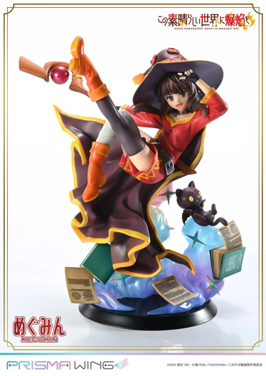 Estatua Chomusuke Megumin Prisma Wing Kono Subarashii Sekai ni Shukufuku wo!