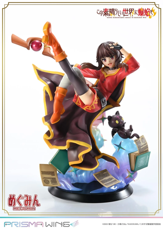 Estatua Chomusuke Megumin Prisma Wing Kono Subarashii Sekai ni Shukufuku wo!