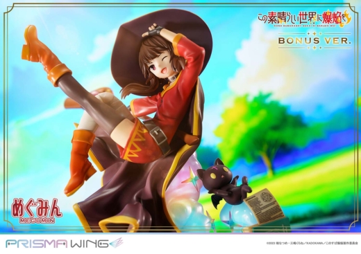 Estatua Chomusuke Megumin Prisma Wing Kono Subarashii Sekai ni Shukufuku wo!