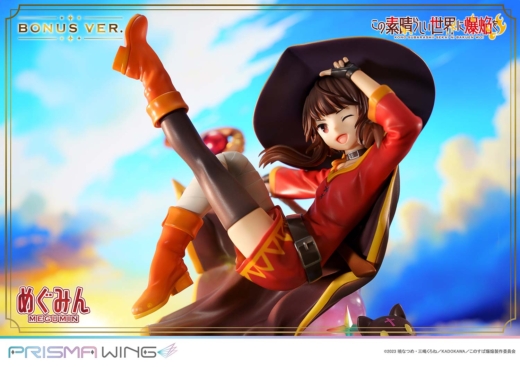 Estatua Chomusuke Megumin Prisma Wing Kono Subarashii Sekai ni Shukufuku wo!