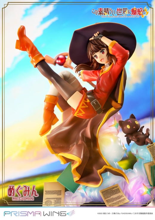 Estatua Chomusuke Megumin Prisma Wing Kono Subarashii Sekai ni Shukufuku wo!