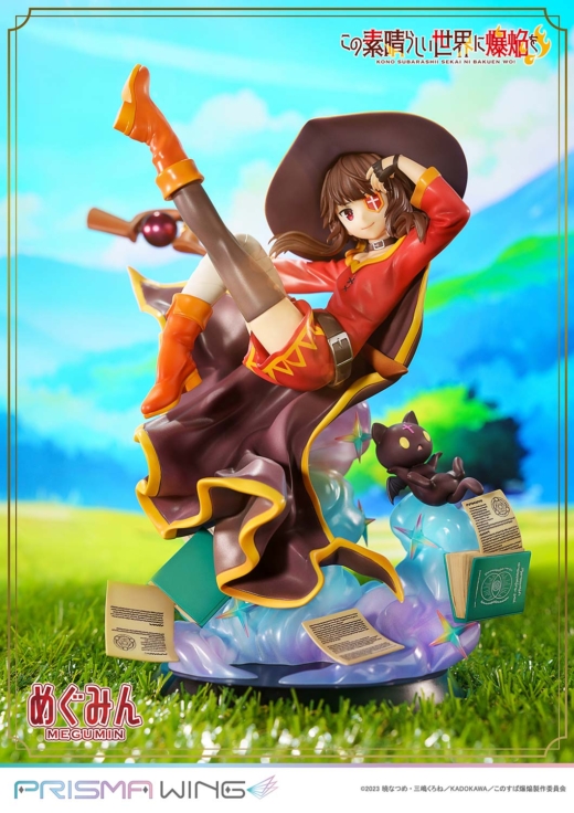 Estatua Chomusuke Megumin Prisma Wing Kono Subarashii Sekai ni Shukufuku wo!