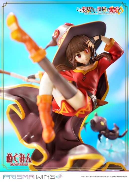 Estatua Chomusuke Megumin Prisma Wing Kono Subarashii Sekai ni Shukufuku wo!