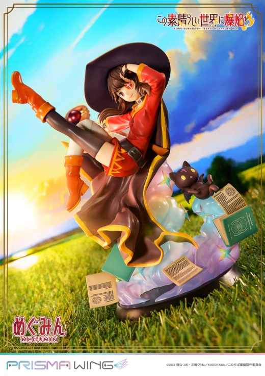 Estatua Chomusuke Megumin Prisma Wing Kono Subarashii Sekai ni Shukufuku wo!