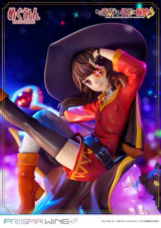 Estatua Chomusuke Megumin Prisma Wing Kono Subarashii Sekai ni Shukufuku wo!