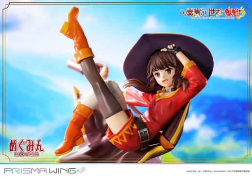 Estatua Chomusuke Megumin Prisma Wing Kono Subarashii Sekai ni Shukufuku wo!