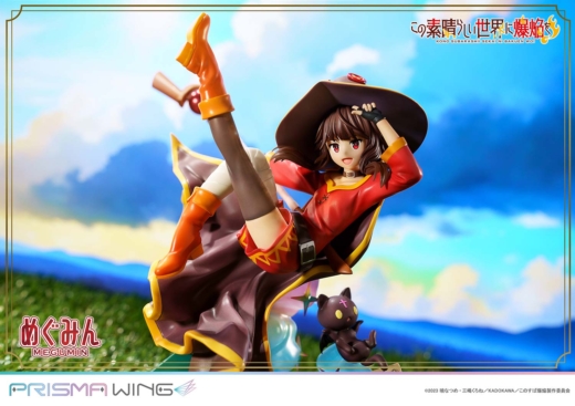 Estatua Chomusuke Megumin Prisma Wing Kono Subarashii Sekai ni Shukufuku wo!