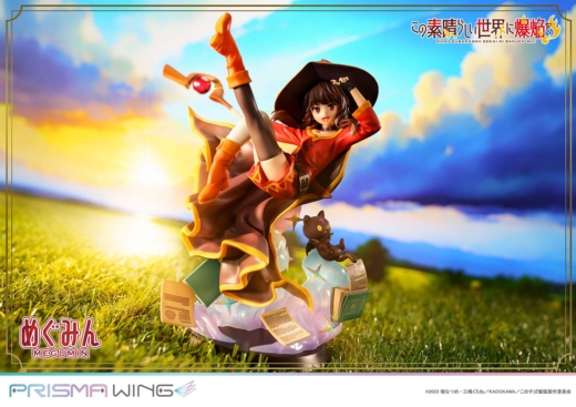 Estatua Chomusuke Megumin Prisma Wing Kono Subarashii Sekai ni Shukufuku wo!