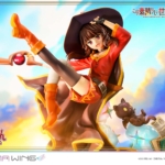 Estatua Chomusuke Megumin Prisma Wing Kono Subarashii Sekai ni Shukufuku wo!