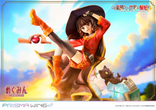 Estatua Chomusuke Megumin Prisma Wing Kono Subarashii Sekai ni Shukufuku wo!