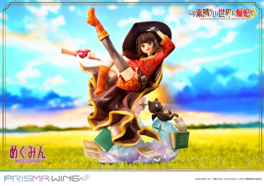 Estatua Chomusuke Megumin Prisma Wing Kono Subarashii Sekai ni Shukufuku wo!