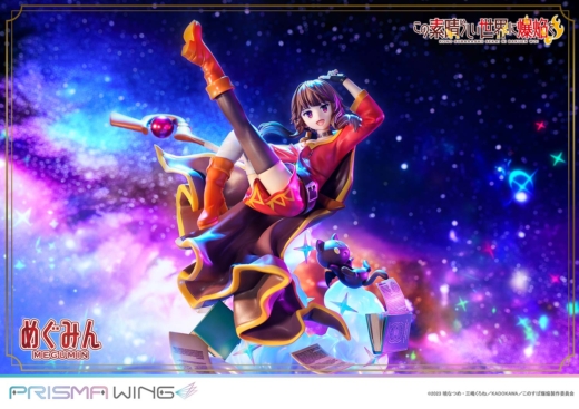 Estatua Chomusuke Megumin Prisma Wing Kono Subarashii Sekai ni Shukufuku wo!