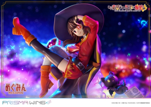 Estatua Chomusuke Megumin Prisma Wing Kono Subarashii Sekai ni Shukufuku wo!