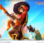 Estatua Chomusuke Megumin Prisma Wing Kono Subarashii Sekai ni Shukufuku wo!