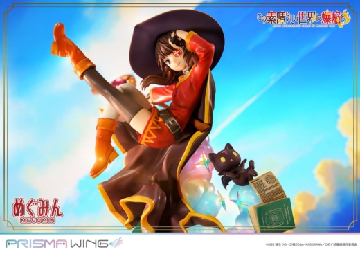 Estatua Chomusuke Megumin Prisma Wing Kono Subarashii Sekai ni Shukufuku wo!