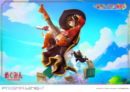 Estatua Chomusuke Megumin Prisma Wing Kono Subarashii Sekai ni Shukufuku wo!