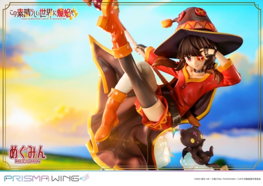 Estatua Chomusuke Megumin Prisma Wing Kono Subarashii Sekai ni Shukufuku wo!