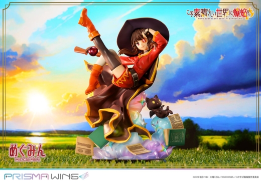 Estatua Chomusuke Megumin Prisma Wing Kono Subarashii Sekai ni Shukufuku wo!