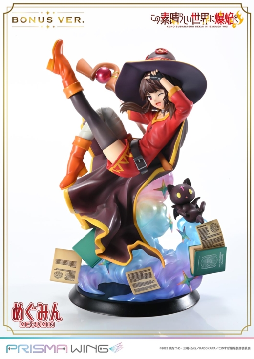 Estatua Chomusuke Megumin Prisma Wing Kono Subarashii Sekai ni Shukufuku wo!